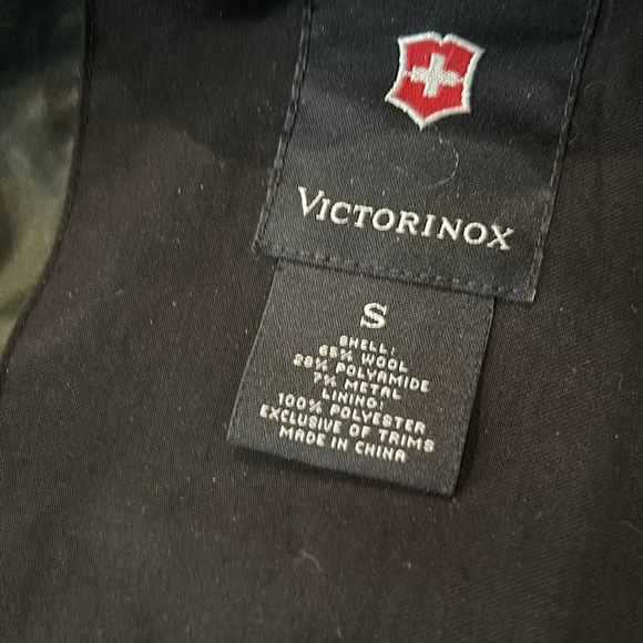 Victorinox vintage military style black wool jacket. - Picture 15 of 16